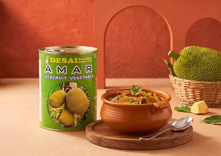 Konkan jackfruit curry with rice
